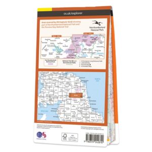 Ordnance Survey Map OL 42 Kielder Water & Forest Navigation & Maps
