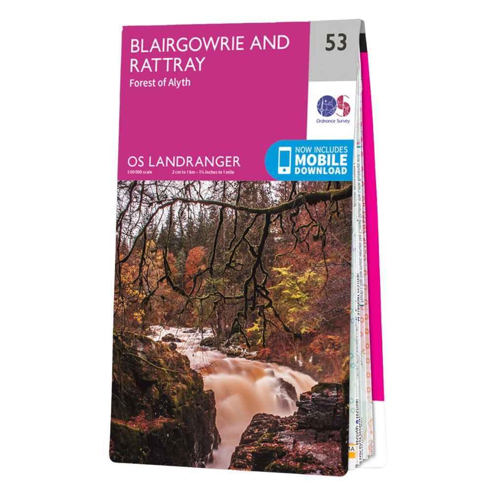Ordnance Survey Landranger Map 53 - Blairgowrie and Rattray-Forest of Alyth Navigation & Maps