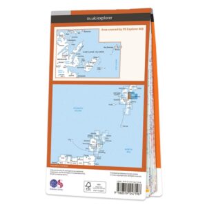 Ordnance Survey Explorer Map 468 - Shetland Mainland North East Whalsay & Out Skerries Navigation & Maps