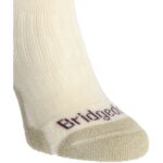 Bridgedale Women's Bamboo Midweight Crew Socks (Natural Stone) Footwear
