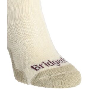 Bridgedale Women's Bamboo Midweight Crew Socks (Natural Stone) Footwear