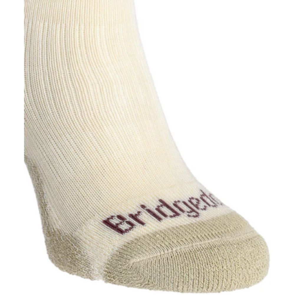 Bridgedale Women's Bamboo Midweight Crew Socks (Natural Stone) Footwear