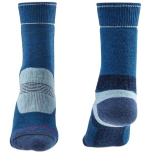 Bridgedale Women's Hike Midweight Merino Perfomance Boot Socks (Blue Sky) Footwear