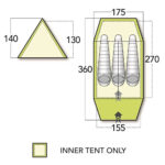 Force Ten (F10) by Vango Force Ten (F10) Classic Mk 4 Tent - Cotton Inner Only Tent Accessories & Spares – Camping Tent