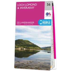 Ordnance Survey Landranger Map 56 - Loch Lomond & Inveraray Navigation & Maps