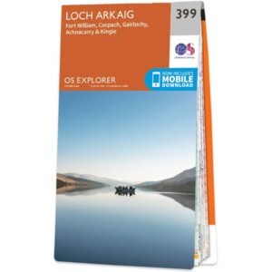 Ordnance Survey Explorer Map 399 Loch Arkaig Navigation & Maps