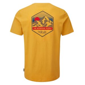 Rab Men's Stance Mountain Peak Tee (Sahara) Clothing