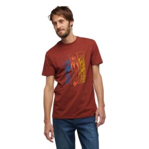 Black Diamond Men's Multisport Short Sleeve T-Shirt (Mulled Cider) Clothing