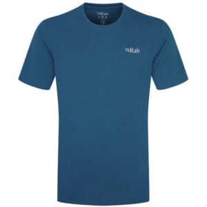 Rab Men's Stance Mountain Peak Tee (Tempest Blue) Clothing